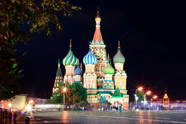 聖ワシリイ大聖堂、モスクワで ストック写真