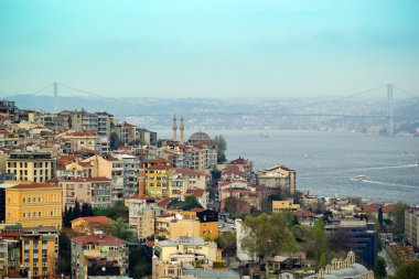 İstanbul panorama ve boğaz boğaz