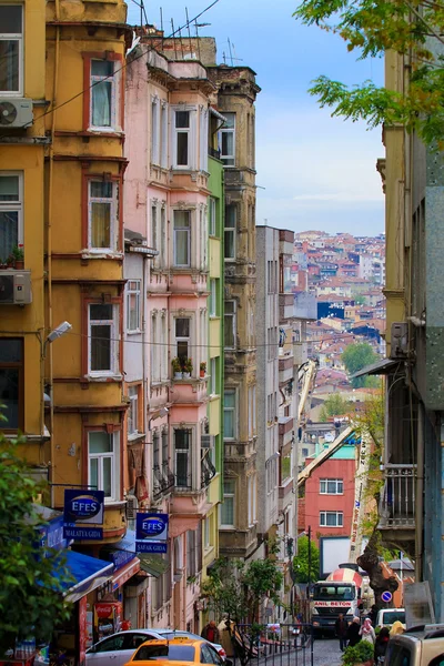 Узкие улицы Стамбула — стоковое фото