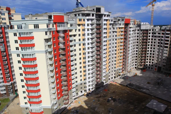Apartment building construction — Stock Photo, Image