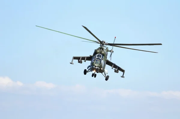 Helikopter aanval — Stockfoto