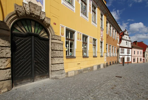 Old gate in Opocno — Stock Photo, Image