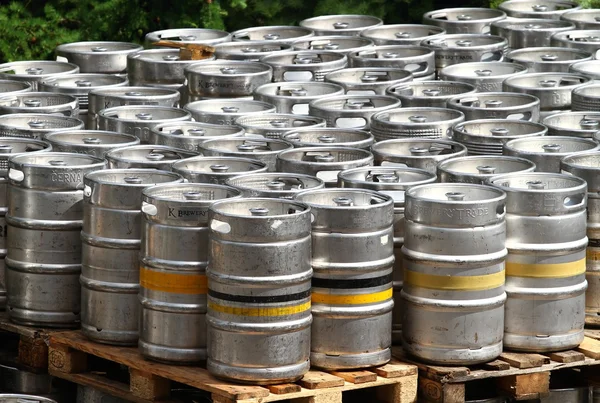 Beer kegs — Stock Photo, Image
