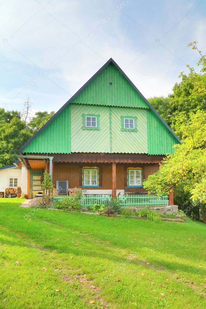 Very nice wooden cottage in Czech republic