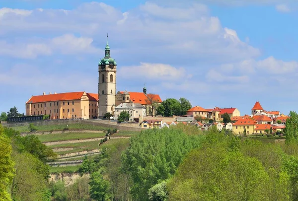 Όμορφο Κάστρο Melnik Στην Τσεχική Δημοκρατία Στην Ευρώπη — Φωτογραφία Αρχείου