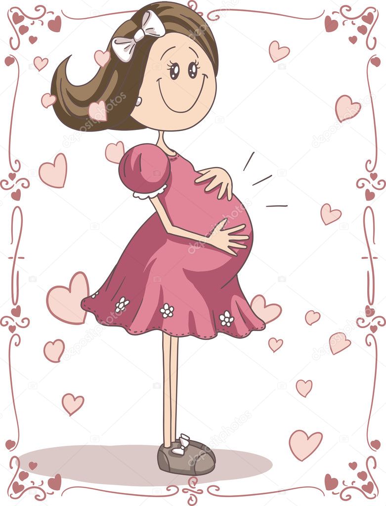 671 ilustraciones de stock de Mamá embarazada dibujo | Depositphotos®