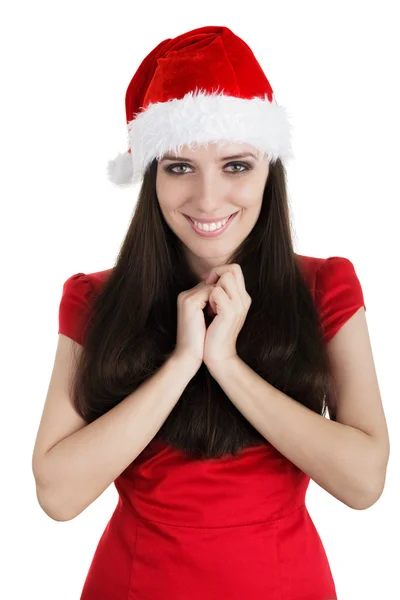 Buon Natale ragazza — Foto Stock