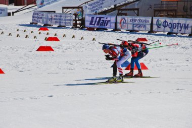 Biatlon - sporcu - sıcak yarış