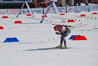 Biatlon - sporcu - sıcak yarış