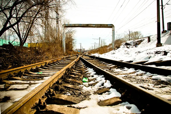 Σιδηρόδρομοι — Φωτογραφία Αρχείου