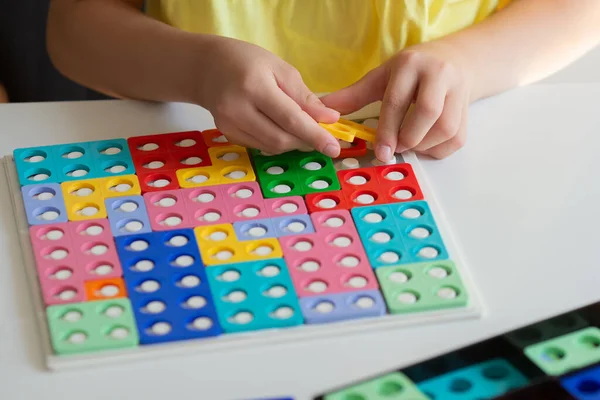 Colored forms. Elementary mathematics. Primary School. The study of numbers. The study of the composition of the number. Numicon