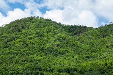 dağlar ve gökyüzü