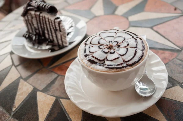 Koffie op vakantie — Stockfoto