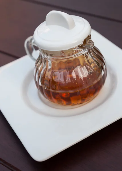 Honey in a jug — Stock Photo, Image