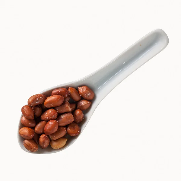 Red skin peanuts — Stock Photo, Image