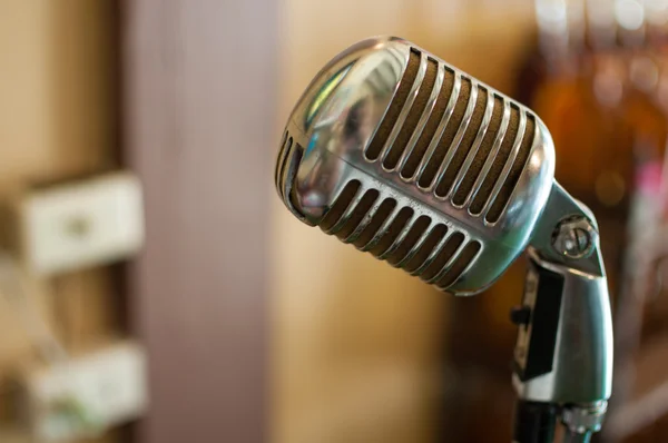 Retro microphone — Stock Photo, Image