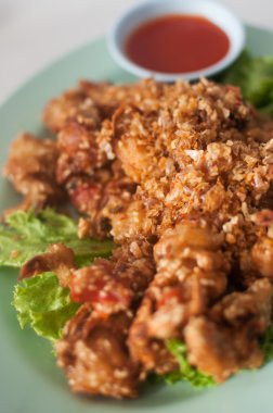 Kızarmış yumuşak Kabuk Yengeç