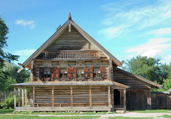 Дерев'яний будинок Ліцензійні Стокові Зображення