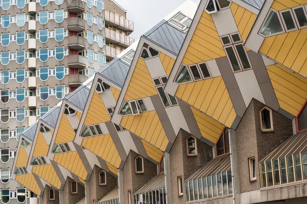 Cube houses in Rotterdam — Stock Photo, Image