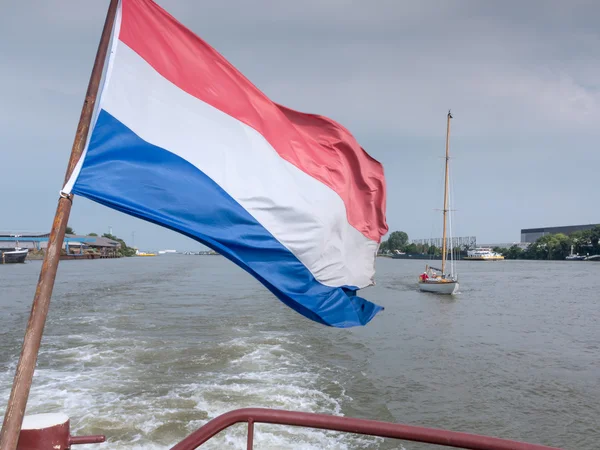 Vlag van Nederland. — Stockfoto