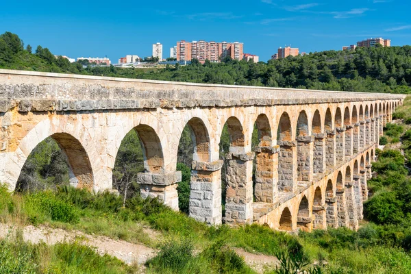 Aqueduc romain Pont del Diable à Tarragone — Photo