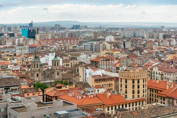 Zaragoza hava görünümünü — Stok fotoğraf