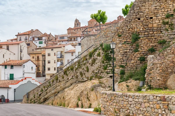 Morella slott i Spanien — Stockfoto