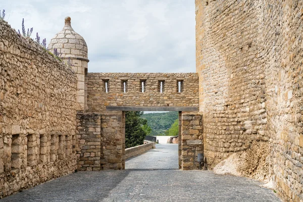 Staré město ve Španělsku morella — Stock fotografie