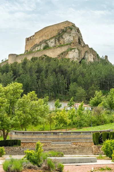 Staré město ve Španělsku morella — Stock fotografie