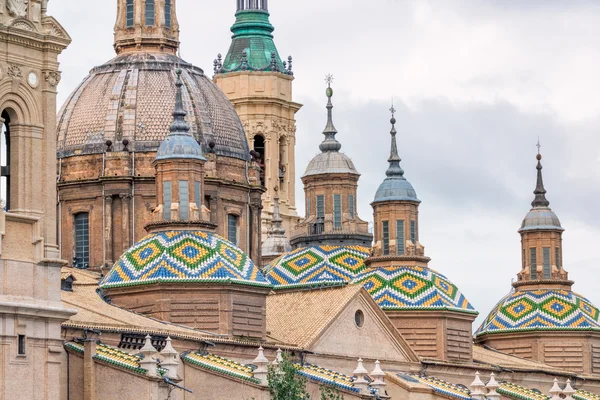 Cathédrale Pilar de Saragosse Espagne — Photo