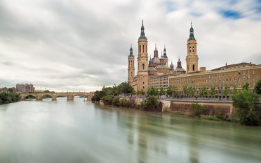 zaragoza şehir İspanya Pilar Katedrali