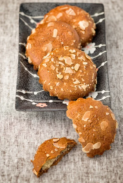 Čipy sušenky s arašídy — Stock fotografie
