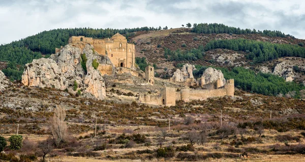 Ortaçağ Kalesi, loarre, aragon, İspanya Telifsiz Stok Imajlar