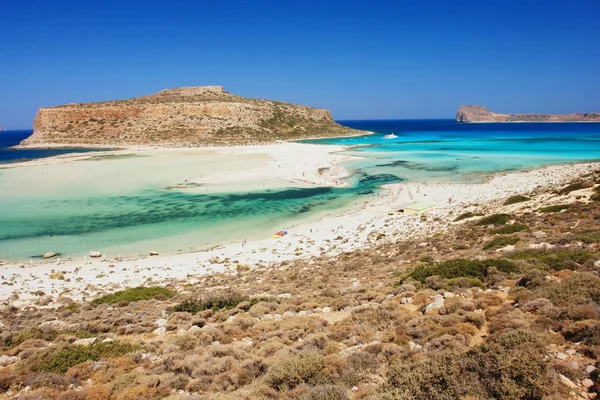 Пляжі на Криті — стокове фото