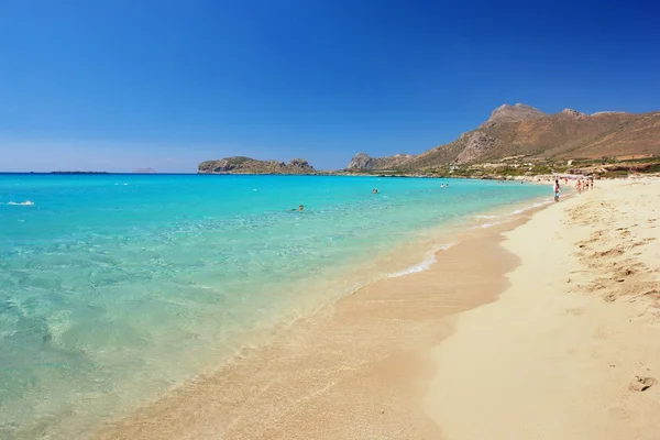 Plaży Falassarna, Kreta Zdjęcia Stockowe bez tantiem