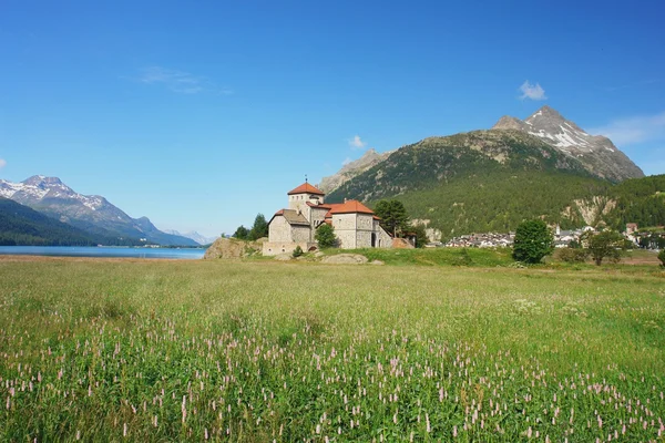 Silvaplana, Švýcarsko — Stock fotografie