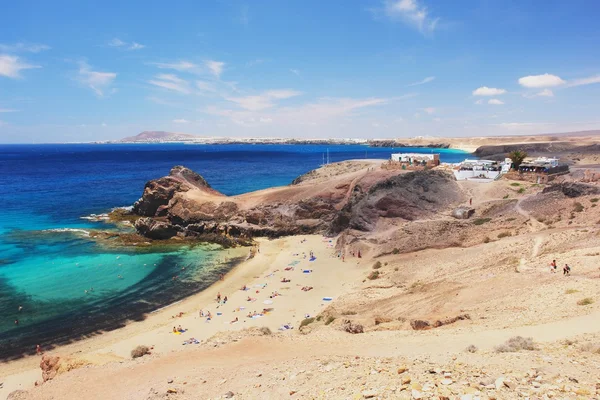 Praia de Papagayo, Lanzarote — Fotografia de Stock