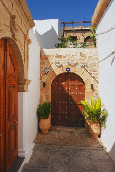 Lindos, Rodes — Fotografia de Stock