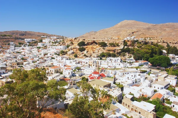 Lindos, Rhodos — kuvapankkivalokuva