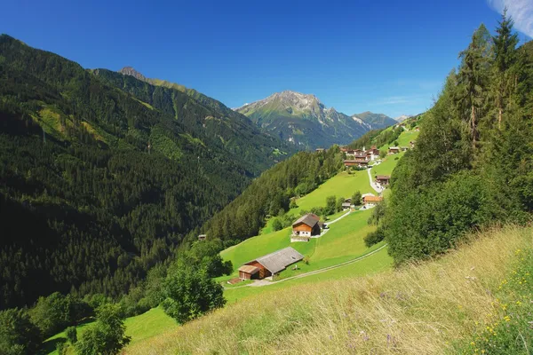 Zillertal, Rakouské Alpy — Stock fotografie