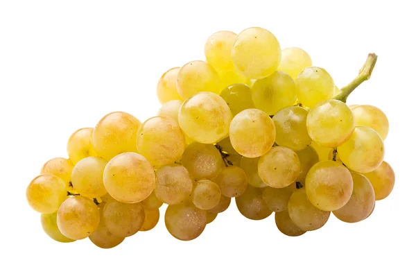 Білий виноград повністю ізольований — стокове фото