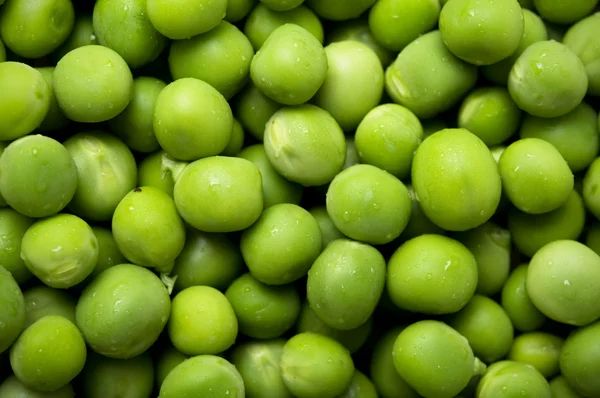 Fresh peas background — Stock Photo, Image