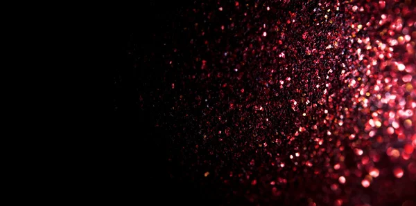 Unfocused abstract red glitter background — Stock Photo, Image