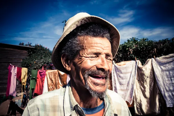 Viejo sonriente — Foto de Stock