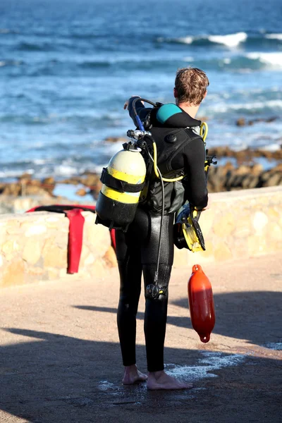 Puntamento Diver — Foto Stock