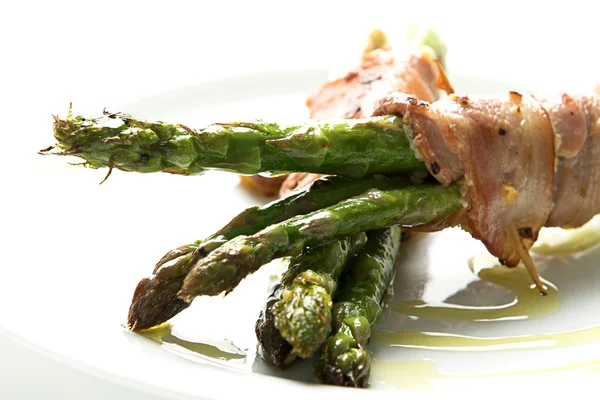 Asparagus starter — Stock Photo, Image