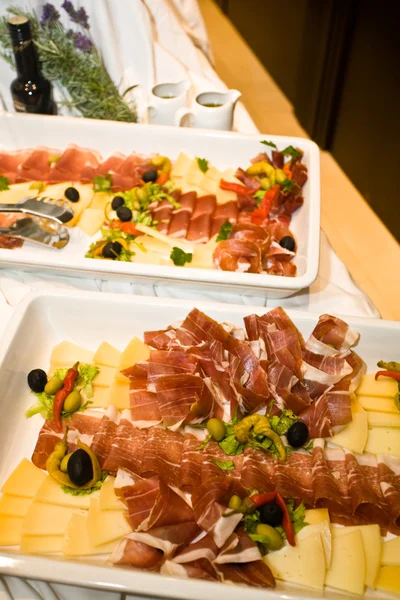 Prosciutto platter — Stock Photo, Image