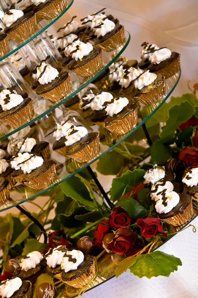 Bruiloft cupcakes — Stockfoto