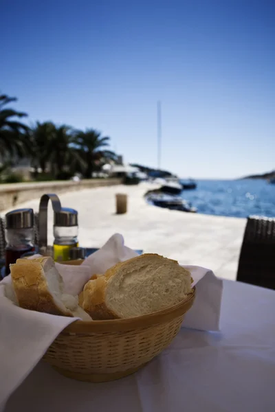 Cesto de pão — Fotografia de Stock