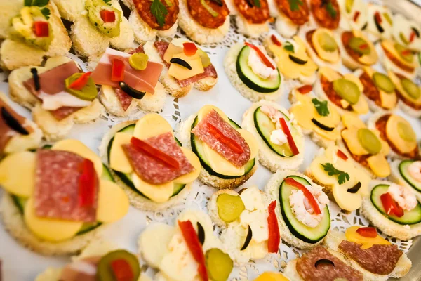 Canapés — Foto de Stock